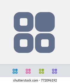 Application - Ants Icons. A professional, pixel-aligned icon. 