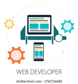 Application with App Development, Website Map, Web Development, Programing, Web Optimization and User Experience