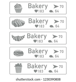 Application of augmented reality: AR for navigation in city or shopping center. Choosing a bakery by location, comments and likes.