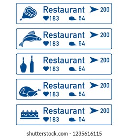 Application of augmented reality: AR for navigation in city or shopping center. Choosing a  restaurant by location, comments and likes.