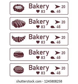 Application of augmented reality: AR for navigation in city or shopping center. Choosing a bakery by location, comments and likes.