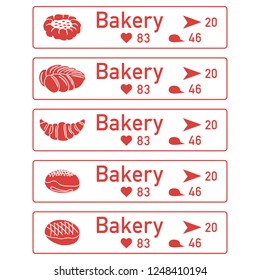 Application of augmented reality: AR for navigation in city or shopping center. Choosing a bakery by location, comments and likes.
