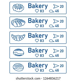 Application of augmented reality: AR for navigation in city or shopping center. Choosing a bakery by location, comments and likes.