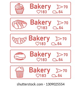 Application of augmented reality: AR for navigation in city or shopping center. Choosing a bakery by location, comments and likes.