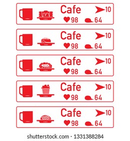 Application of augmented reality: AR for navigation in city or shopping center. Choosing cafe by location, comments and likes.