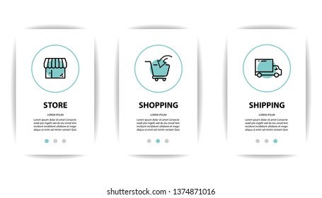 application background, shopping app