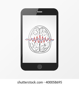 Application for brain analysis in smartprone