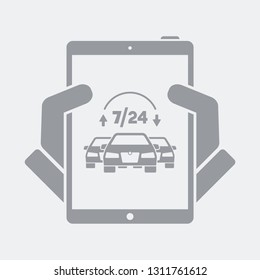 Application for car crash assistance 7/24