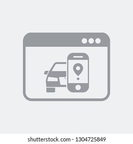 Application for car geo position