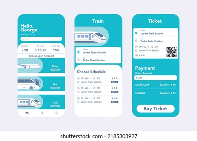 Application design for public transportation that is very easy to use