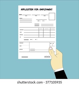 APPLICATION FOR EMPLOYMENT - Graphic 