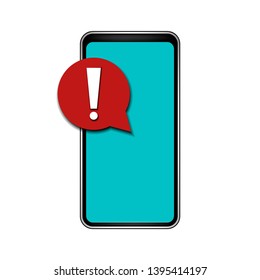 application error isolated on white background. Vector illustration. Eps 10.