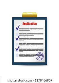 Application form document