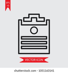 Application form vector icon 