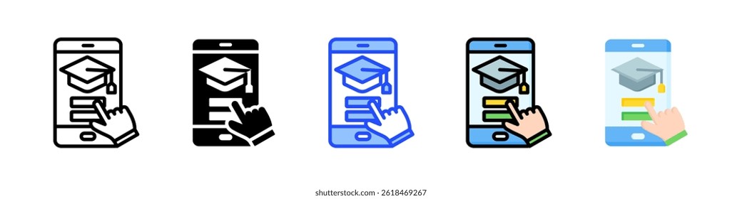 Application Icon Collection With Multiple Styles