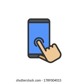 Application icon. Color vector icon.