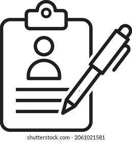 Application icon or employee profile in the organization