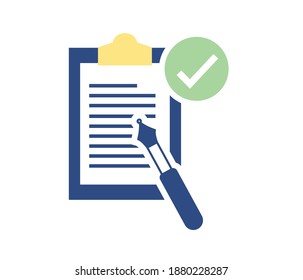 Application icon, Survey form, Exam icon, Online test, Quiz, Objective question, Checklist, Customers reviews, Corporate Business office files, Editable stroke
