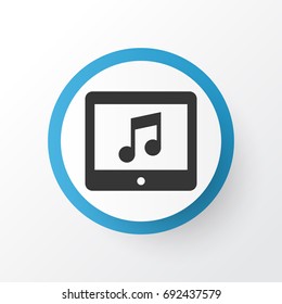 Application Icon Symbol. Premium Quality Isolated Tablet Element In Trendy Style.