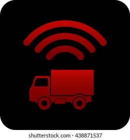 Application Icon / Truck Expedition Order / Red Truck Logistic