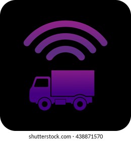 Application Icon / Truck Expedition Order / Violet Truck Logistic