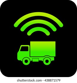 Application Icon / Truck Expedition Order / Green Truck Logistic