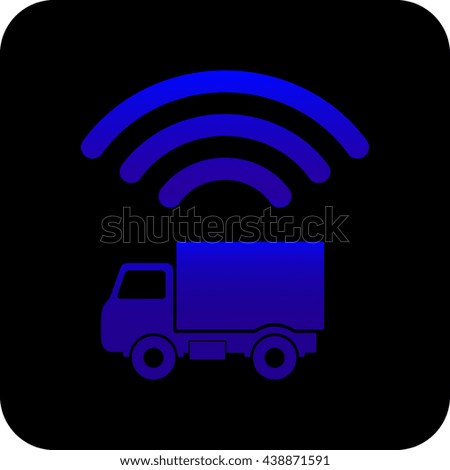 Application Icon / Truck Expedition Order / Blue Truck Logistic