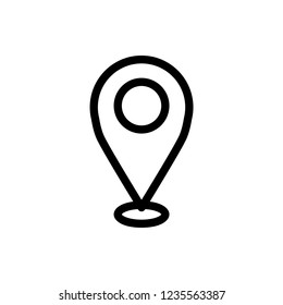 Application icons. Location sign.
