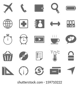 Application icons on white background. Set 2, stock vector