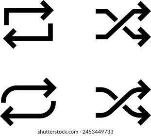 Application icons, repeat play button and random button