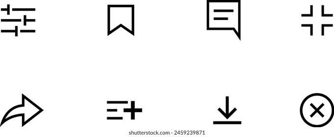 Application and interface icon material