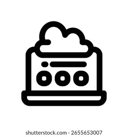 icono de línea de aplicación. Icono de Vector limpio y minimalista para Sitios web, App móviles, presentaciones y logotipos. Totalmente escalable y personalizable para cualquier proyecto.
