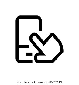 Application line icon. Pixel perfect fully editable vector icon suitable for websites, info graphics and print media.