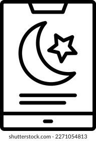 Application Line Vector Icon Design