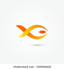 Application - Logo Fish Abstract Vector Designs. Icon Or Symbol Template. Vector Business Logo Concept Illustration. Abstract Shapes. Design Element