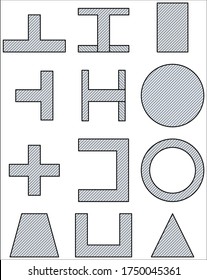 Aplicación del momento de la inercia (formas)