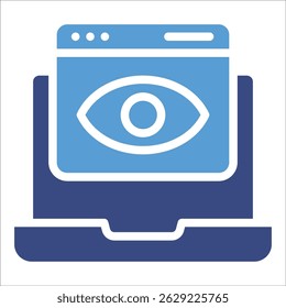 Application Monitoring Icon Element For Design