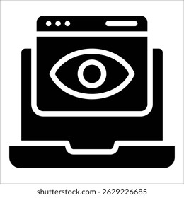 Application Monitoring Icon Element For Design