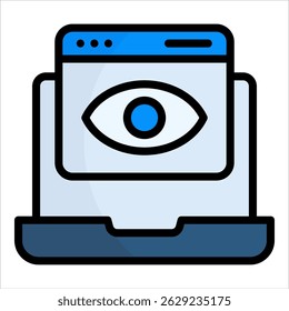 Application Monitoring Icon Element For Design