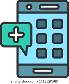 Application Outline Filled Style Icon