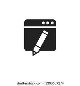 Application page editor icon