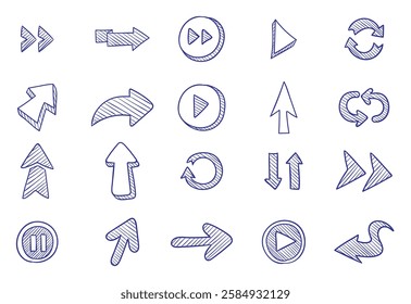 Application and player navigation icons