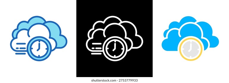 Application Runtime Icon triplestyle Vector Illustration