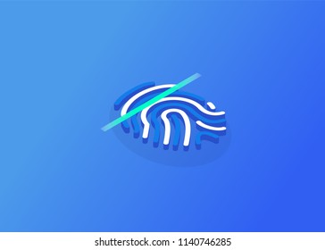 Application scanning fingerprint.  Password control through fingerprints in immersive technology future and cybernetic.