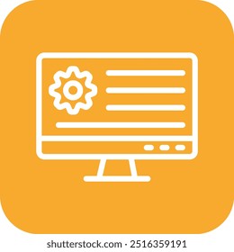 Application Setting Vector Icon Design Illustration