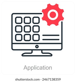 Application and software icon concept