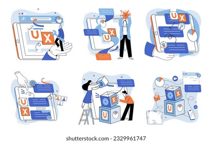 Application testing metaphor. Vector illustration. Application testing, qualifying race before software chit users device App test, demo run that prepares app for its final race Software testing