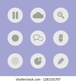 Application theme. Vector format.