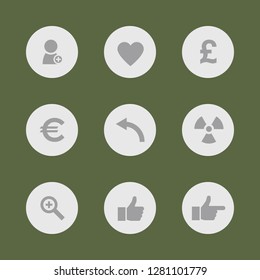 Application theme. Vector format.