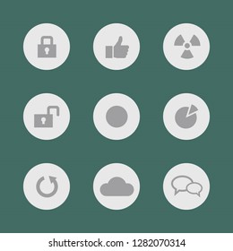 Application theme. Vector format.